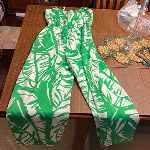Lilly Pulitzer for Target Romper green / white - Women’s Medium